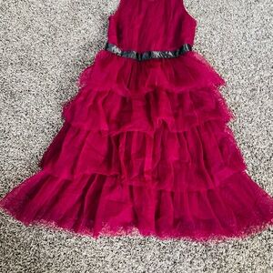 Elegant Kids Dress in Vibrant Pink